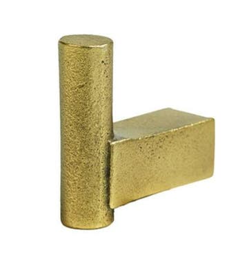 Kapstokhaak Jolie Core 34x34 mm antiek goud, Verzenden, Nieuw