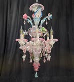 Kroonluchter - Baloton Flowers - Muranoglas - 6 lampen /