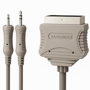 Brandrige RCA / Jack (3.5mm) naar Scart kabel - 5 Meter (Nie, Verzenden, Nieuw