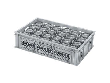 Glazenkrat - 600 x 400 x H 154 mm voor 24 glazen - max., Ophalen of Verzenden, Nieuw