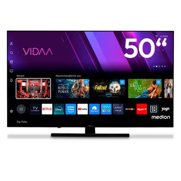 Medion Smart TV 50 - QLED 4K - Life, Verzenden, Nieuw