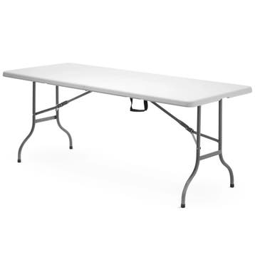 Inklapbare Buffettafel | CATERING | Kunststof/Metaal | Wit, Verzenden, Nieuw in verpakking