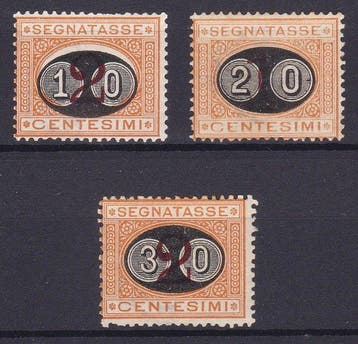 Koninkrijk Italië 1890/1891 - Segnatasse uit 1870,, Gestempeld