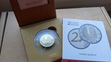 Vaticaan. 2 Euro 2025 Anno Santo Proof (Zonder