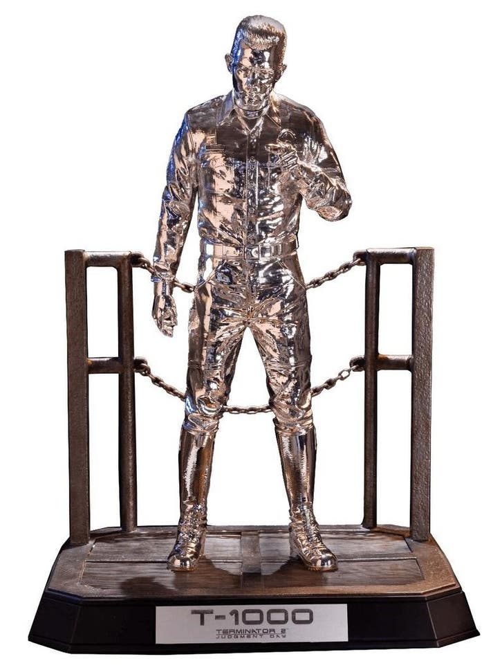 Terminator 2 Judgement Day Premium Statue 1/3 T-1000 Liqu..., Verzamelen, Film en Tv, Nieuw, Ophalen of Verzenden
