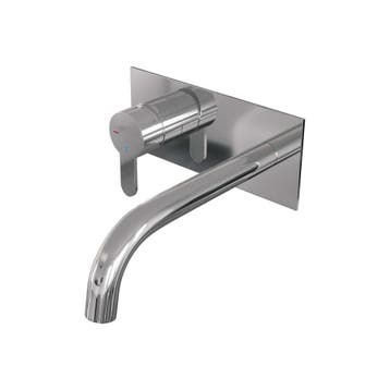Brauer Chrome Edition Inbouw Wastafelmengkraan met Gebogen, Ophalen of Verzenden, Nieuw