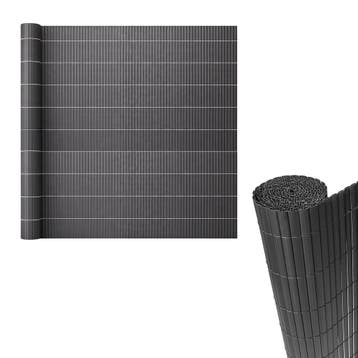 PVC Tuinscherm Cefalu 16 mm antraciet 120x400 cm casa.pro, Verzenden, Nieuw