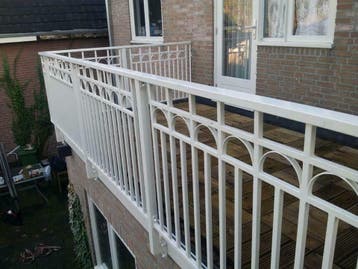 Op maat gemaakt balkonhekwerk, moderne balkonhekken, Tuin en Terras, Nieuw, IJzer