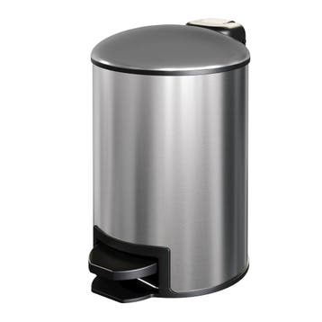 Brauer Pedaalemmer - 3 Liter - Rvs Geborsteld, Ophalen of Verzenden, Nieuw, Rvs