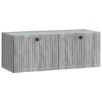 vidaXL Wandbeugel TV-kast Grijs sonoma 78,5 x 31 x 30 cm, Huis en Inrichting, Minder dan 50 cm, Verzenden, Nieuw, Minder dan 100 cm