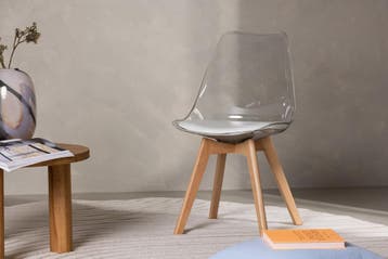 Eetkamerstoel  Anoek  Polypropyleen  Wit  Jörn, Huis en Inrichting, Stoelen, Verzenden, Nieuw