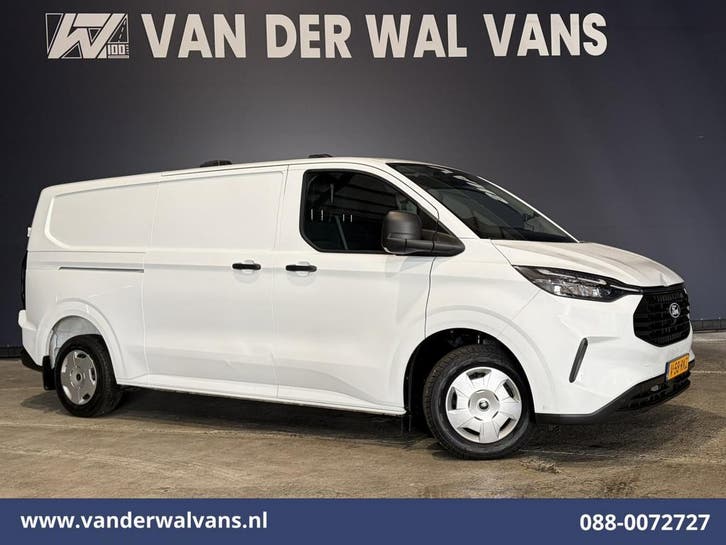 Ford Transit Custom | 2.0 TDCI L2H1 Euro6 Airco | Camera |, Auto's, Gebruikt, Euro 6, Wit, Dealer onderhouden