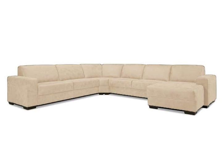 Hoekbankstel Malden - hoekbanken - Creme, Huis en Inrichting, Banken | Sofa's en Chaises Longues, 150 cm of meer, Nieuw, 200 tot 250 cm