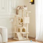 Kattenboom 137 cm –Krabpaal met Grot, Hangmat en Platforms, Dieren en Toebehoren, Katten-accessoires, Verzenden, Nieuw