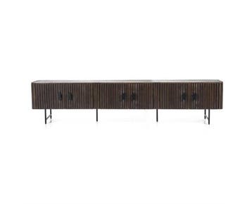TV meubel Remi 6-drs 250x45cm - bruin | Eleonora, Ophalen of Verzenden, Nieuw