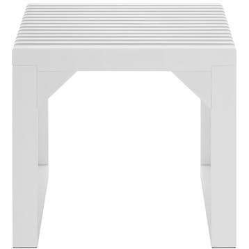 Hocker/zitbank Ribb, lamellenlook, belastbaar tot 350 kg, Verzenden, Nieuw