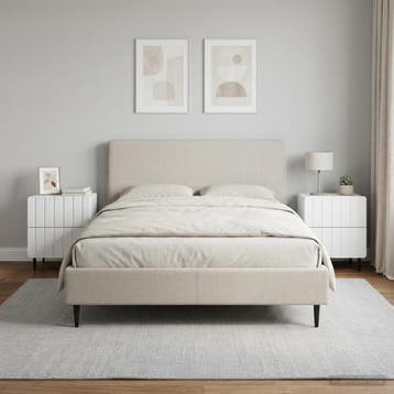 vidaXL Nachtkastje 2 st Wit 43 x 34,5 x 49,5 cm Bewerkt hout, Minder dan 45 cm, Verzenden, Nieuw, Minder dan 55 cm
