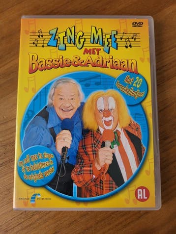 DVD - Zing Mee Met Bassie & Adriaan, Gebruikt, Verzenden, Alle leeftijden, Overige genres