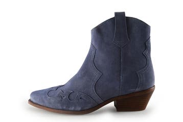 Manfield Cowboy laarzen in maat 40 Blauw, Zo goed als nieuw, Manfield, Verzenden, Blauw