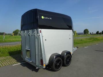 Bucker Careliner Alu Zwart metallic DIRECT LEVERBAAR, Ophalen, Nieuw, Aluminium, 2-paards trailer