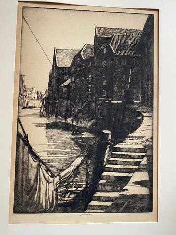 Ernest Stephen Lumsden (1883–1948) - Boston - The Quay