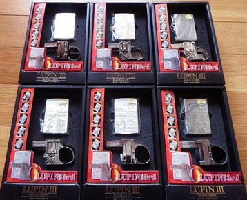 Zippo - (ALL set) Lupin III Gun Action Special Edition, Nieuw