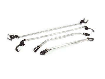 SK-Import Veerpootbrug Set Of 4 Zilver Honda Civic,CRX, Ophalen of Verzenden, Nieuw, Honda