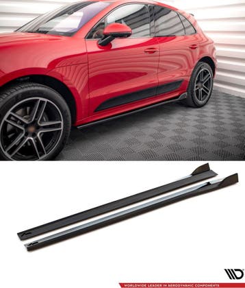 Side Skirts Diffuser voor Porsche Macan GTS/Sport Design Mk1, Ophalen of Verzenden