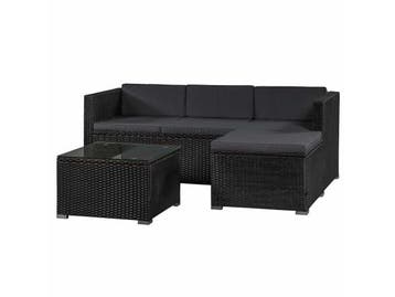 Veiling - Loungset Punta Cana - Polyrotan, Nieuw