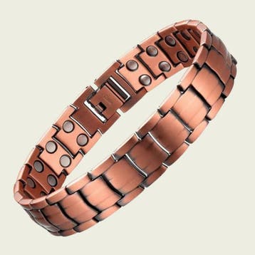 Luxe gezondheidsarmband magnetisch koper - 1,5 cm, Sieraden, Tassen en Uiterlijk, Armbanden, Ophalen of Verzenden, Nieuw