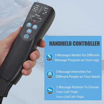 Fenash Luchtdruk Beenmassager Laarzen - Draadloos & Oplaadba, Verzenden, Nieuw