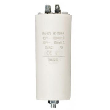 Condensator - Aanloop - 60.0 F (Max. 450V, Aarde), Verzenden, Nieuw