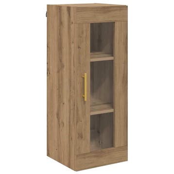 vidaXL Wandkast Artisan Eiken 34,5 x 34 x 90 cm, Minder dan 50 cm, Verzenden, Nieuw, Minder dan 100 cm