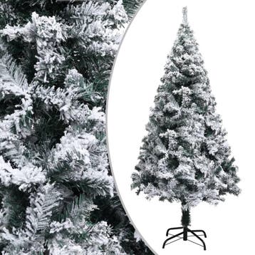 vidaXL Kunstkerstboom met sneeuw 150 cm groen, Verzenden, Nieuw