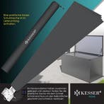 KESSER® opvouwbaar balkonscherm - LED - 140x140cm - Antracie, Verzenden, Zo goed als nieuw