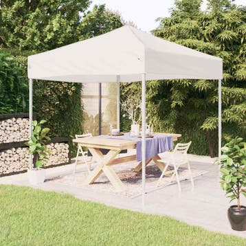 vidaXL Partytent inklapbaar 3x3 m wit, Tuin en Terras, Partytenten, Verzenden, Nieuw, Partytent