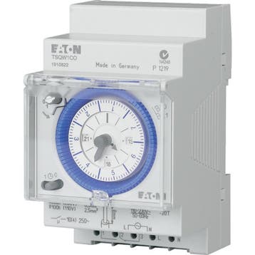 Eaton analoge tijdschakelklok 1 schakelaar wekelijks kwarts, Verzenden, Nieuw, Overige typen