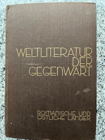 Weltliteratur der Gegenwart, Gelezen, Europa overig, Verzenden, Dr. Gerhard Hermann, dr. Adolf Narciss e.a.