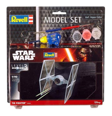 Star Wars Model Kit 1/110 Model Set TIE Fighter 9 cm, Verzamelen, Ophalen of Verzenden, Nieuw