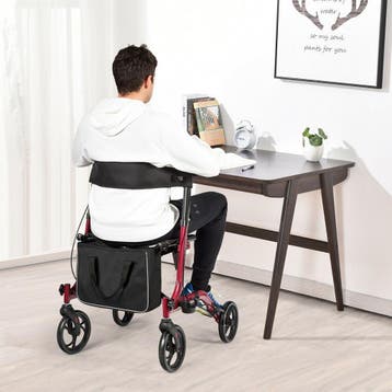 2dekans | Coast Opvouwbare Aluminium Rollator Walker met 4, Ophalen of Verzenden, Zo goed als nieuw