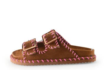 Colors of California Slippers in maat 38 Bruin, Kleding | Dames, Schoenen, Slippers, Bruin, Verzenden, Zo goed als nieuw