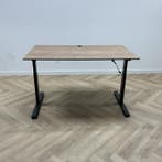 Eromes  slingerbureau 140x80 cm, havanna - antraciet, Huis en Inrichting, Bureaus, Ophalen of Verzenden, Gebruikt