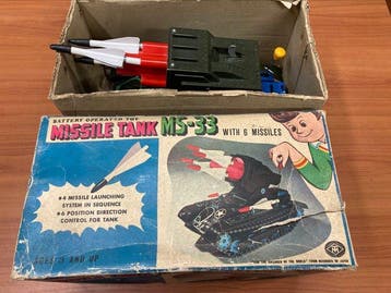 Masudaya Modern Toys - Speelgoed Missile Tank MS-33 -