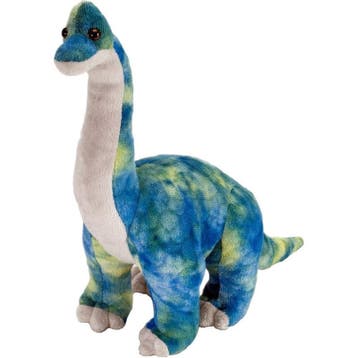 Wild Republic Brachiosaurus knuffel - pluche - blauw - 25, Verzenden, Nieuw
