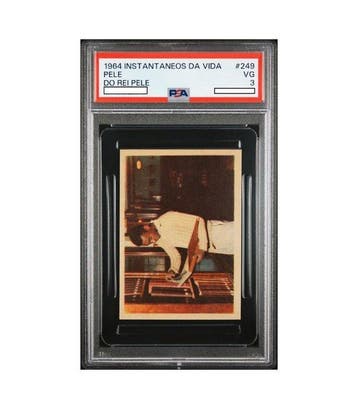 1964 Instantaneos Da Vida - Do Rei Pelé - Pelé #249 Graded, Verzamelen, Nieuw