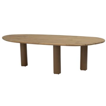 Estate dining tuintafel mango 240x105xH75 cm teak amber, Tuin en Terras, Ophalen of Verzenden, Nieuw