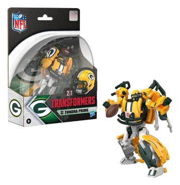 Transformers x NFL Action Figure Green Bay Packers: Tundr..., Ophalen of Verzenden, Nieuw