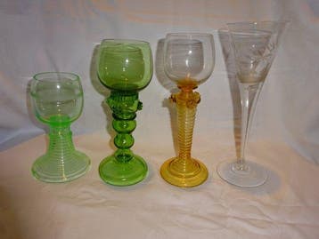 Pot - Glas - Glasverzamelaar, Antiek en Kunst, Antiek | Glas en Kristal
