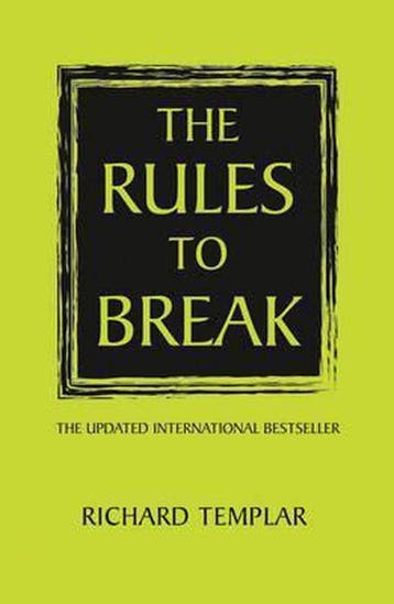 The Rules to Break 9781292064734 Templar Richard, Verzenden, Gelezen, Templar Richard