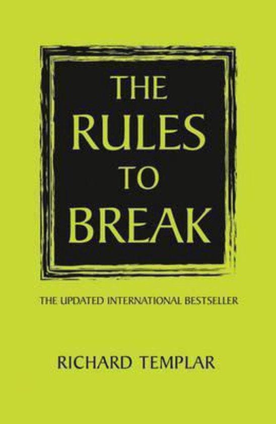 The Rules to Break 9781292064734 Templar Richard, Boeken, Taal | Engels, Gelezen, Verzenden
